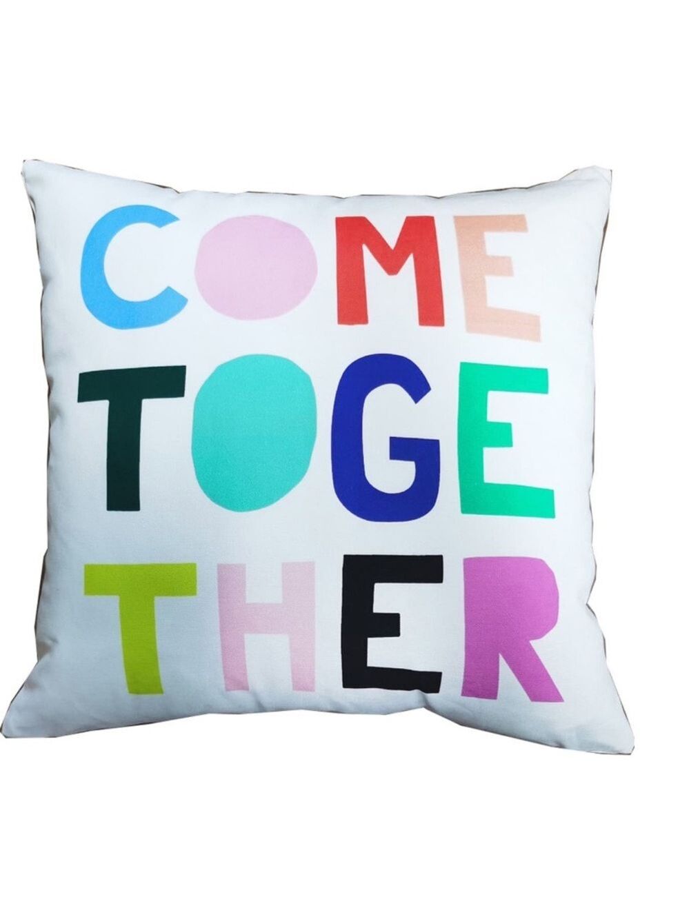 AMPERSAND‎ DESIGN STUDIO Come Together Printed Cotton Throw Pillow One Size